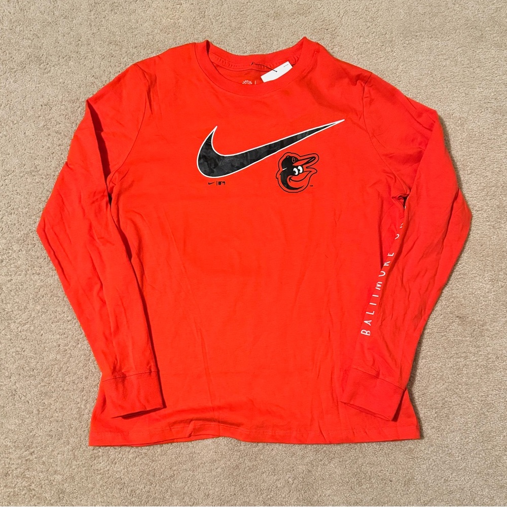 NWT Nike Women’s Baltimore Orioles Long-Sleeve Shirt